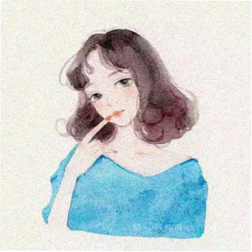 读者老周的头像插画